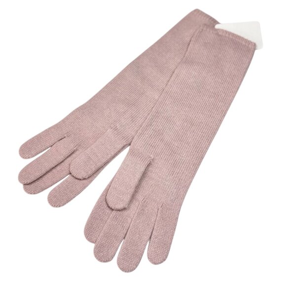 NWT Portolano Beret Hat & Long Gloves Set 2 PCs Blush Beaded Embellished OS - Picture 5 of 13